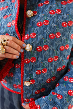 Load image into Gallery viewer, The Slim Shortie Quilted Ruffle Jacket- PRE-ORDER