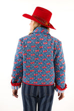 Load image into Gallery viewer, The Slim Shortie Quilted Ruffle Jacket- PRE-ORDER