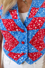 Load image into Gallery viewer, The Wolfe Quilt Vest - Medium