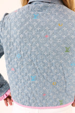 Load image into Gallery viewer, The Slim Shortie Quilted Ruffle Jacket