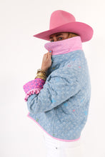 Load image into Gallery viewer, The Slim Shortie Quilted Ruffle Jacket