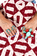 Load image into Gallery viewer, Horseshoe Turquoise Ring