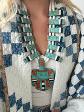 Load image into Gallery viewer, Turquoise Thunderbird Necklace