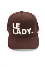 Load image into Gallery viewer, Le Lady Brown Twill Hat