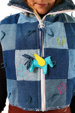 Load image into Gallery viewer, Le Zip Crop Vest