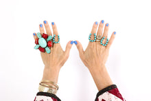 Load image into Gallery viewer, Horseshoe Turquoise Ring