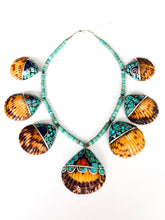 Load image into Gallery viewer, Turquoise Shell Necklace