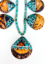 Load image into Gallery viewer, Turquoise Shell Necklace