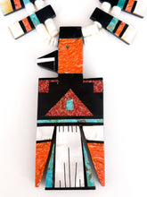 Load image into Gallery viewer, Turquoise Thunder Bird Necklace