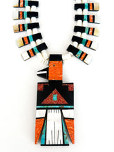 Load image into Gallery viewer, Turquoise Thunder Bird Necklace