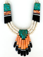 Load image into Gallery viewer, Turquoise and Spiny Oyster Necklace