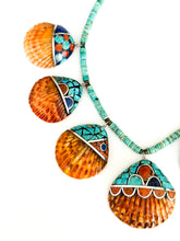Load image into Gallery viewer, Turquoise Shell Necklace