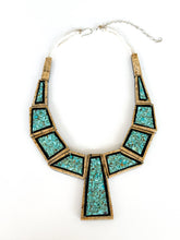 Load image into Gallery viewer, Turquoise and Wood Maiden Necklace