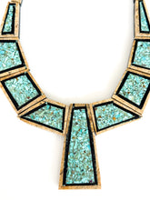 Load image into Gallery viewer, Turquoise and Wood Maiden Necklace