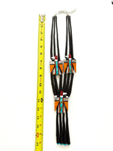 Load image into Gallery viewer, Turquoise Triple Thunderbird Necklace