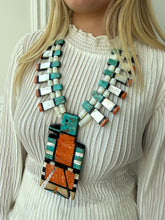 Load image into Gallery viewer, Turquoise Thunderbird Necklace