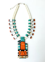 Load image into Gallery viewer, Turquoise Thunderbird Necklace
