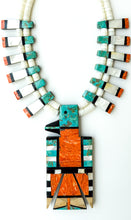 Load image into Gallery viewer, Turquoise Thunderbird Necklace