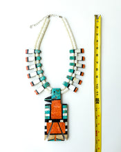 Load image into Gallery viewer, Turquoise Thunderbird Necklace