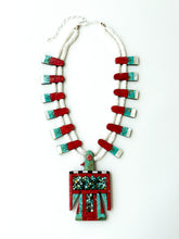 Load image into Gallery viewer, Turquoise Thunderbird Necklace