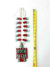 Load image into Gallery viewer, Turquoise Thunderbird Necklace