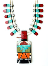 Load image into Gallery viewer, Turquoise Thunderbird Necklace