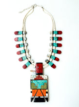 Load image into Gallery viewer, Turquoise Thunderbird Necklace