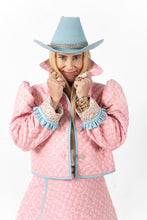 Load image into Gallery viewer, The Queen Bee Quilted Ruffle Jacket - Small