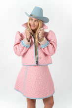Load image into Gallery viewer, The Queen Bee Quilted Ruffle Jacket - Small