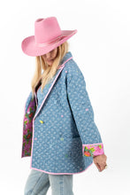 Load image into Gallery viewer, The Quilted Chambray Blazer