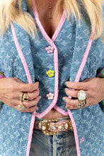 Load image into Gallery viewer, The Quilted Chambray Blazer