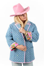 Load image into Gallery viewer, The Quilted Chambray Blazer