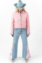 Load image into Gallery viewer, The Slim Shortie Quilted Ruffle Jacket - Small