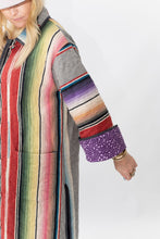 Load image into Gallery viewer, The Bell Sleeve Duster Quilt Coat