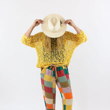 Load image into Gallery viewer, Fe Knits Boyfriend Sweater in Yellow