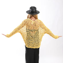 Load image into Gallery viewer, Fe Knits Boyfriend Sweater in Yellow