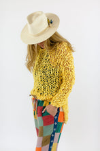 Load image into Gallery viewer, Fe Knits Boyfriend Sweater in Yellow