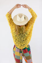Load image into Gallery viewer, Fe Knits Boyfriend Sweater in Yellow