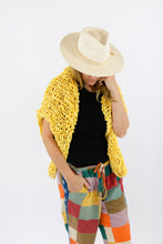 Load image into Gallery viewer, Fe Knits Boyfriend Sweater in Yellow