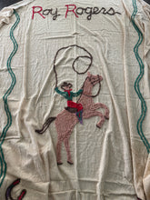 Load image into Gallery viewer, Quilt Top Chenille Roy Rogers Western
