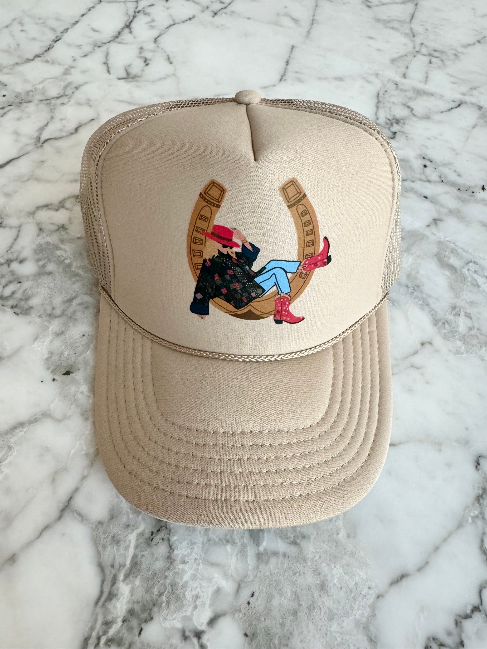 Horseshoe Trucker Hat – Lady Lancaster display picture 2