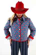 Load image into Gallery viewer, The Slim Shortie Quilted Ruffle Jacket- PRE-ORDER
