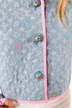Load image into Gallery viewer, The Slim Shortie Quilted Ruffle Jacket
