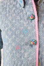 Load image into Gallery viewer, The Slim Shortie Quilted Ruffle Jacket
