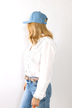 Load image into Gallery viewer, Le Lady Denim Chambray Hat - PRE ORDER
