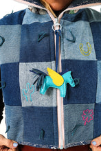 Load image into Gallery viewer, Le Zip Crop Vest
