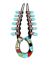 Load image into Gallery viewer, Turquoise Horseshoe Necklace
