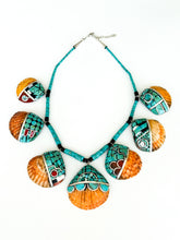 Load image into Gallery viewer, Turquoise Shell Necklace
