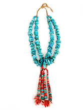 Load image into Gallery viewer, Turquoise Jackal Necklace
