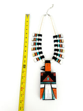 Load image into Gallery viewer, Turquoise Thunder Bird Necklace
